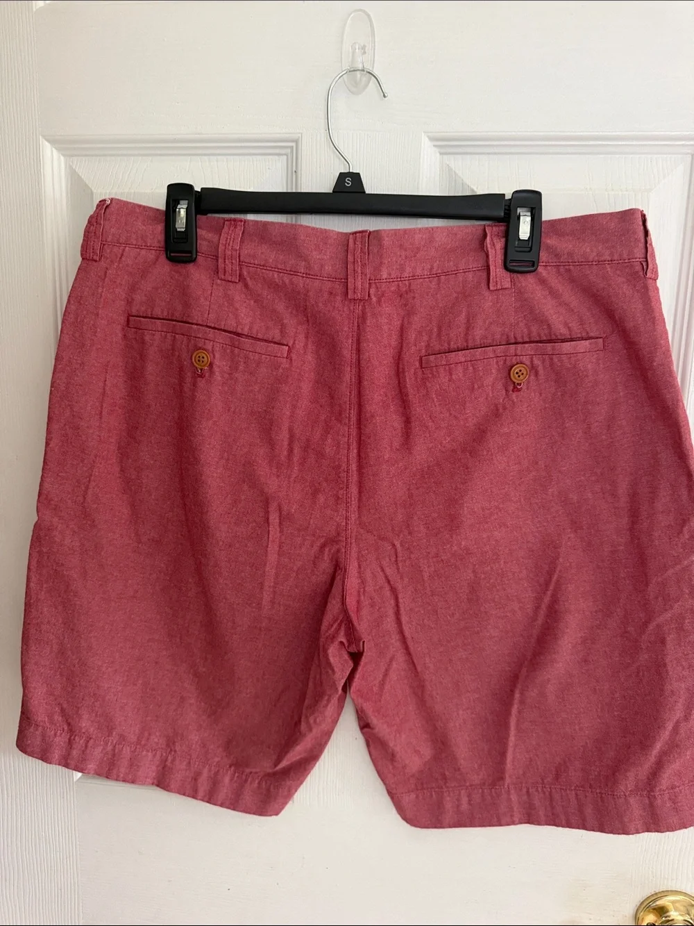 J. Crew Men’s Dusty Red Flat Front Shorts